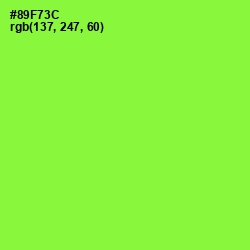 #89F73C - Green Yellow Color Image