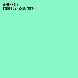 #89F8C7 - Riptide Color Image