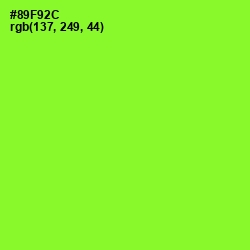 #89F92C - Green Yellow Color Image