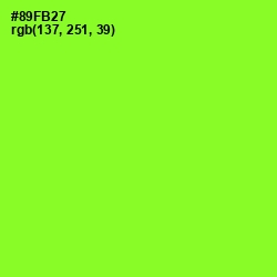 #89FB27 - Green Yellow Color Image