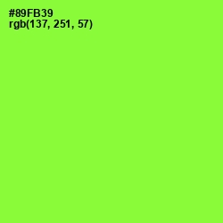 #89FB39 - Green Yellow Color Image