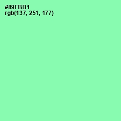 #89FBB1 - Mint Green Color Image