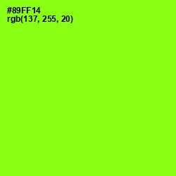 #89FF14 - Green Yellow Color Image