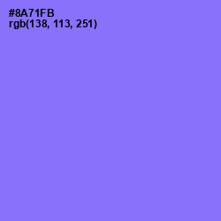 #8A71FB - Medium Purple Color Image