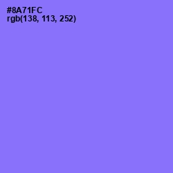 #8A71FC - Medium Purple Color Image