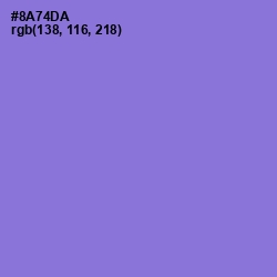 #8A74DA - True V Color Image