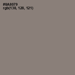 #8A8079 - Schooner Color Image