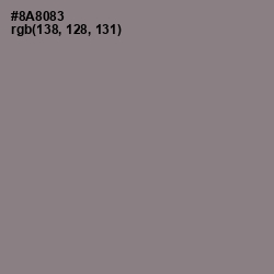 #8A8083 - Suva Gray Color Image