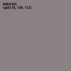 #8A8185 - Suva Gray Color Image