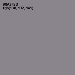 #8A848D - Monsoon Color Image