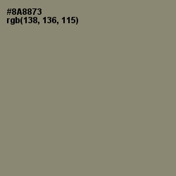 #8A8873 - Granite Green Color Image
