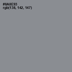 #8A8E93 - Oslo Gray Color Image
