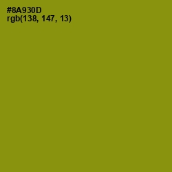 #8A930D - Olive Color Image