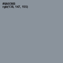 #8A939B - Regent Gray Color Image
