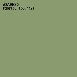 #8A9B70 - Battleship Gray Color Image