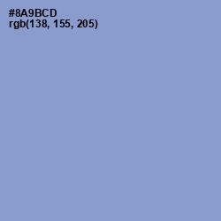 #8A9BCD - Blue Bell Color Image