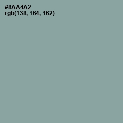 #8AA4A2 - Cascade Color Image