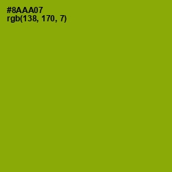 #8AAA07 - Citron Color Image