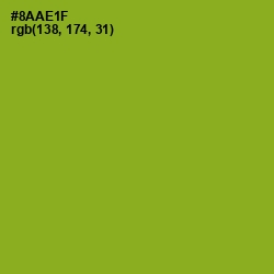 #8AAE1F - Citron Color Image