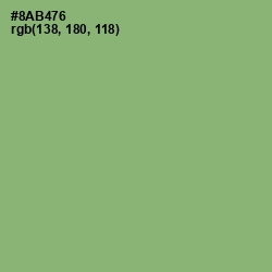 #8AB476 - Olivine Color Image