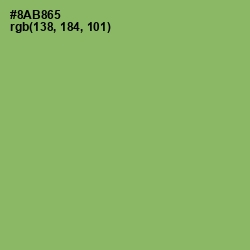 #8AB865 - Olivine Color Image