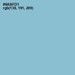 #8ABFD1 - Glacier Color Image