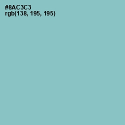 #8AC3C3 - Half Baked Color Image