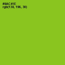 #8AC41E - Pistachio Color Image