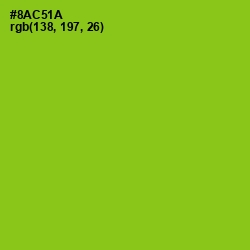 #8AC51A - Pistachio Color Image