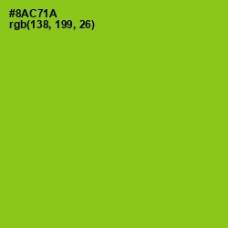 #8AC71A - Pistachio Color Image