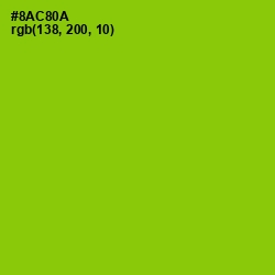 #8AC80A - Pistachio Color Image