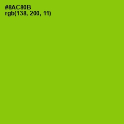 #8AC80B - Pistachio Color Image