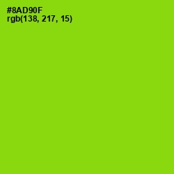 #8AD90F - Pistachio Color Image