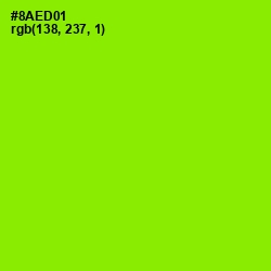 #8AED01 - Inch Worm Color Image