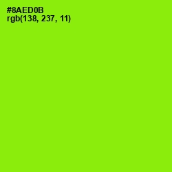 #8AED0B - Inch Worm Color Image