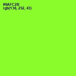 #8AFC2B - Green Yellow Color Image