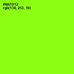 #8AFD12 - Green Yellow Color Image