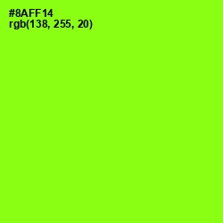 #8AFF14 - Green Yellow Color Image