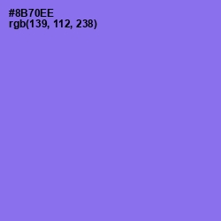 #8B70EE - Medium Purple Color Image