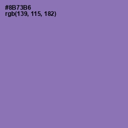 #8B73B6 - Purple Mountain's Majesty Color Image