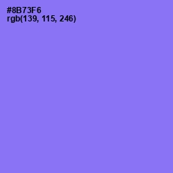 #8B73F6 - Medium Purple Color Image