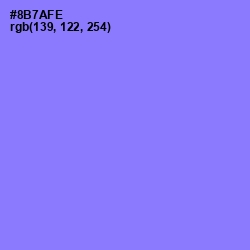 #8B7AFE - Medium Purple Color Image