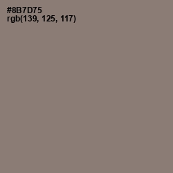 #8B7D75 - Hurricane Color Image