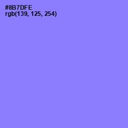 #8B7DFE - Medium Purple Color Image