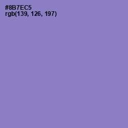 #8B7EC5 - True V Color Image