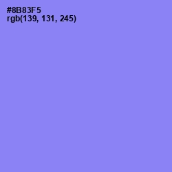#8B83F5 - Portage Color Image