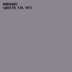 #8B868D - Monsoon Color Image