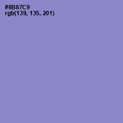 #8B87C9 - Chetwode Blue Color Image