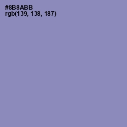 #8B8ABB - Bali Hai Color Image