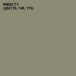 #8B8C73 - Granite Green Color Image